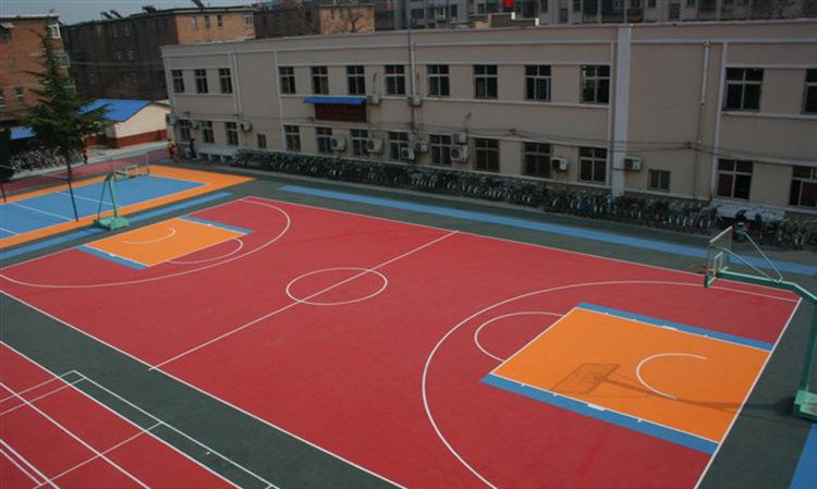 黃山硅PU材料籃球場(chǎng) 黃山硅PU材料籃球場(chǎng)